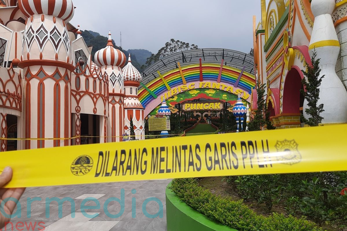 KLHK Segel Tempat Puncak Bogor