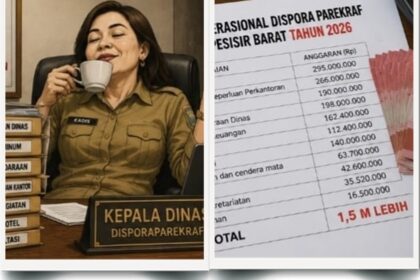 Disporaparekraf Pesibar Gelontorkan Rp1,5 Miliar, Prioritas Rakyat atau Kenyamanan Birokrasi?