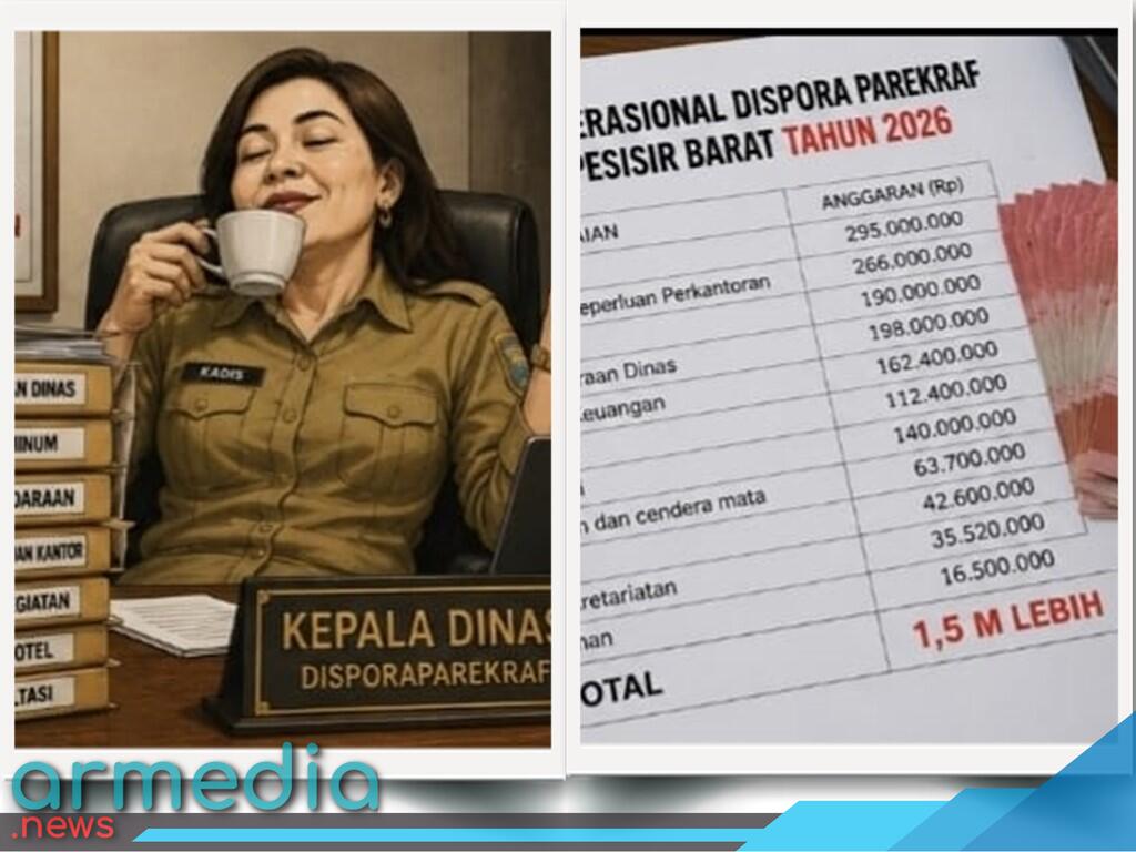 Disporaparekraf Pesibar Gelontorkan Rp1,5 Miliar, Prioritas Rakyat atau Kenyamanan Birokrasi?