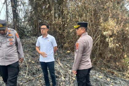 Kapolres Pesibar Turun Langsung, Pastikan Kondisi TNBBS Rata Agung Pascakebakaran Tetap Aman